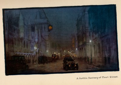 A Gothic Fantasy of Fleet Street, from 